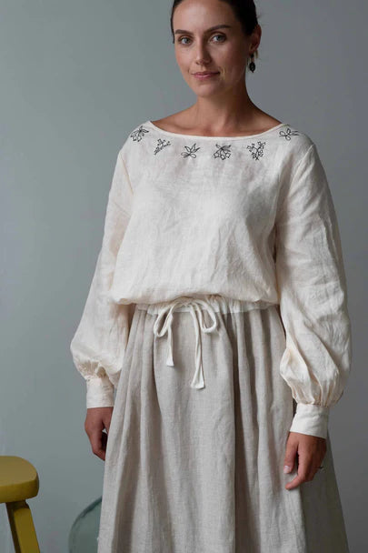 Lazybones Fion Linen Skirt