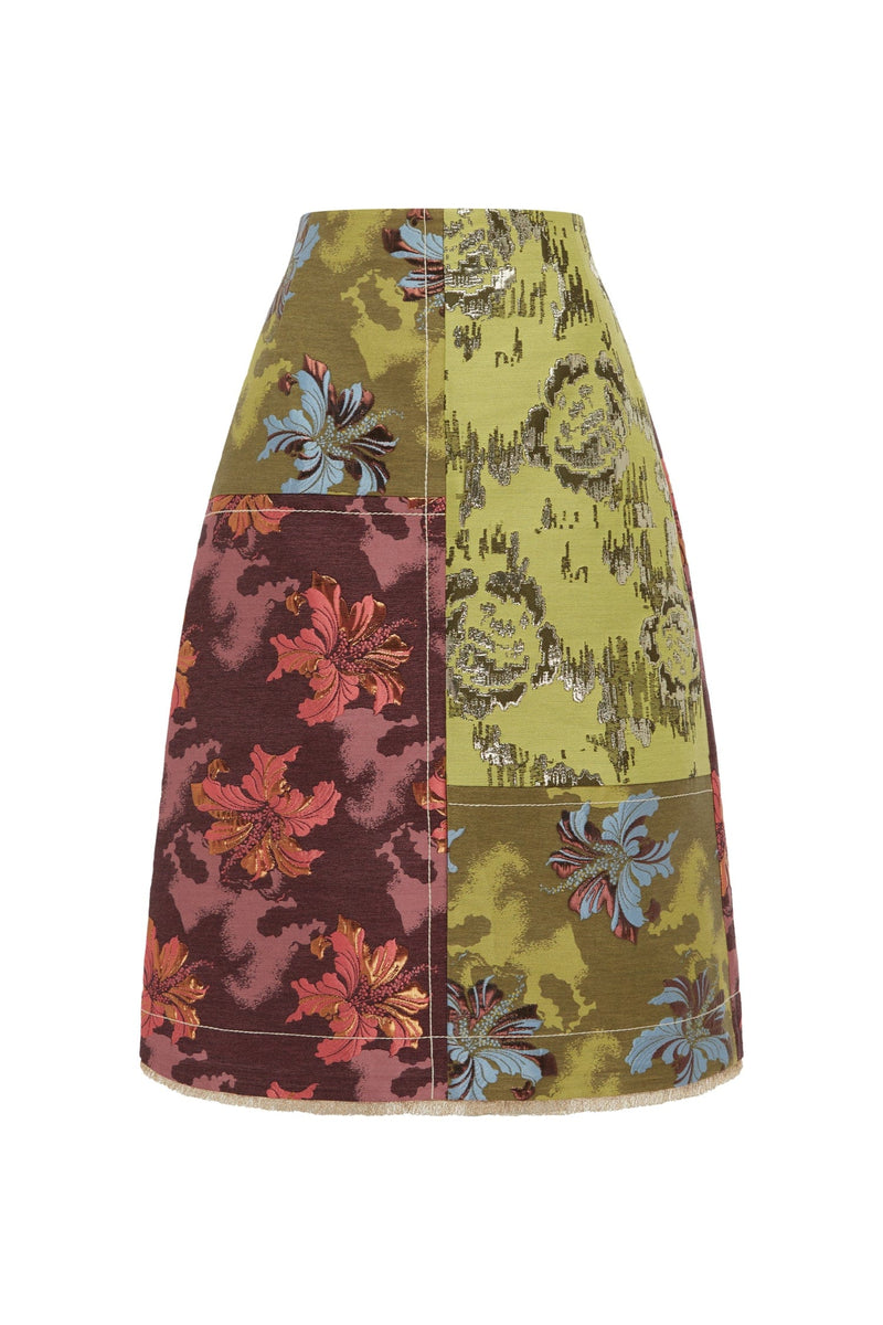 ALEMAIS ADRIANA JACQUARD SKIRT