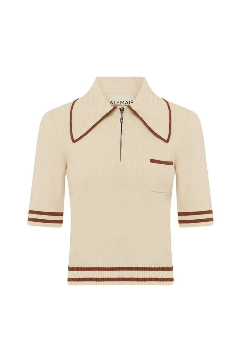 ALEMAIS SORA KNIT POLO