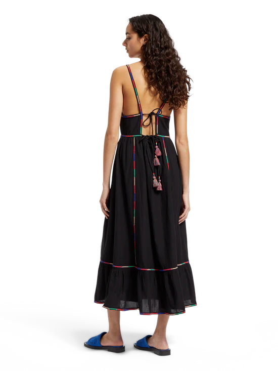 Scotch & Soda Embroidered Maxi Dress