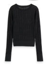 Scotch & Soda Pointelle Cropped Jumper