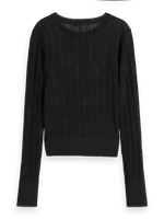 Scotch & Soda Pointelle Cropped Jumper