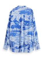 Scotch & Soda Printed Relaxed Fit Shirt