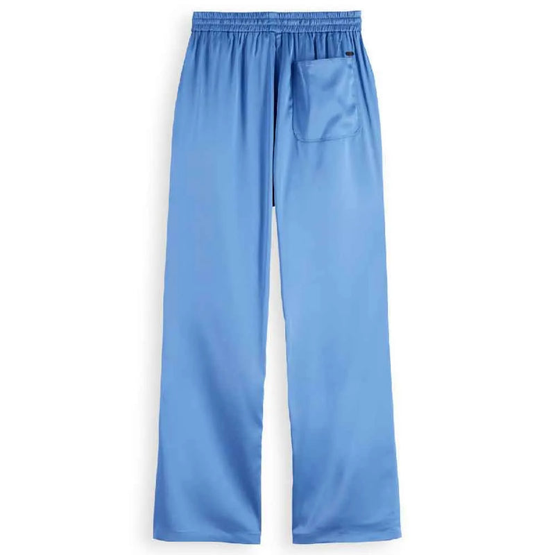 Scotch & Soda Mae Mid Rise Bootcut Pull On Satin Pants