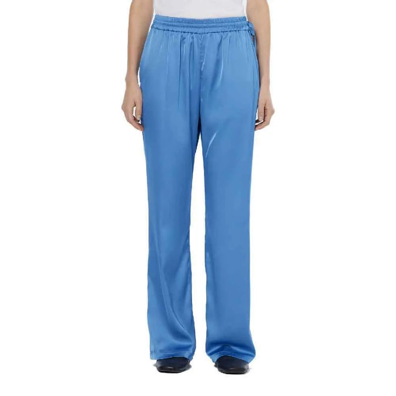 Scotch & Soda Mae Mid Rise Bootcut Pull On Satin Pants