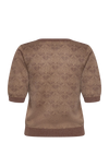 Scotch & Soda Monogram Jacquard Cropped Jumper