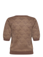 Scotch & Soda Monogram Jacquard Cropped Jumper