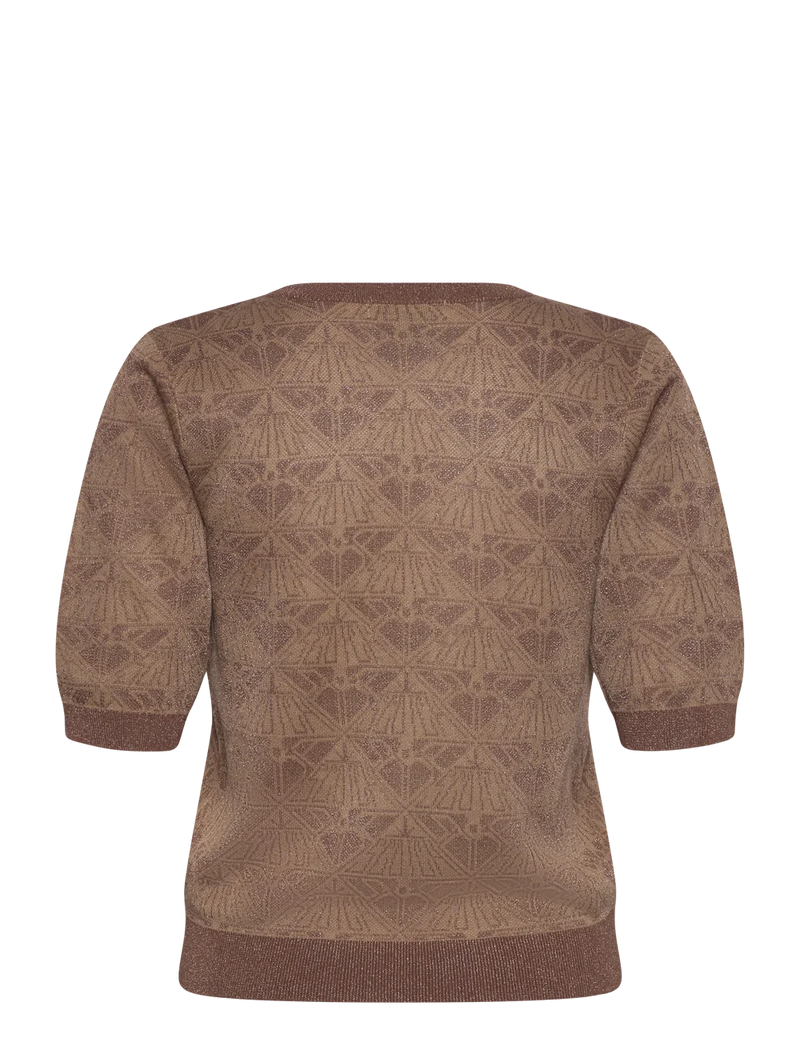 Scotch & Soda Monogram Jacquard Cropped Jumper