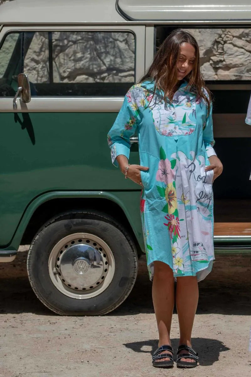 Mandalay Road Trip Shirtdress