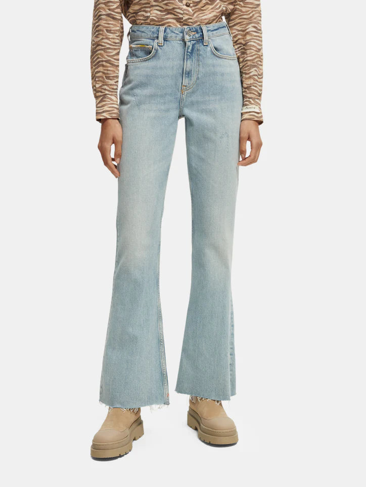 Scotch & Soda The Charm Flared Jeans-Float Up