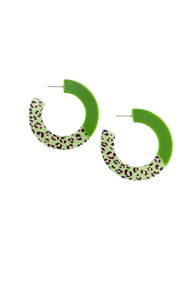 Tiger Tree Acrylic Pattern Hoops